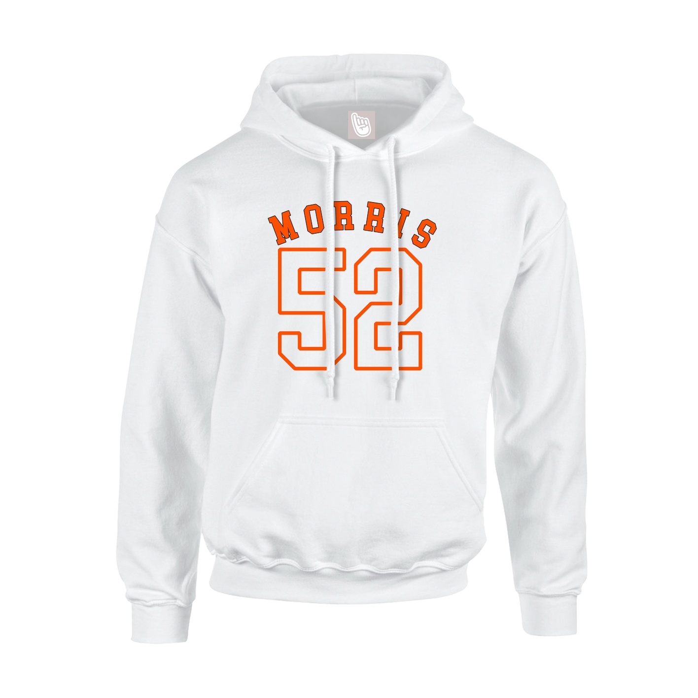 Hoodie — Shirsey Arch in White