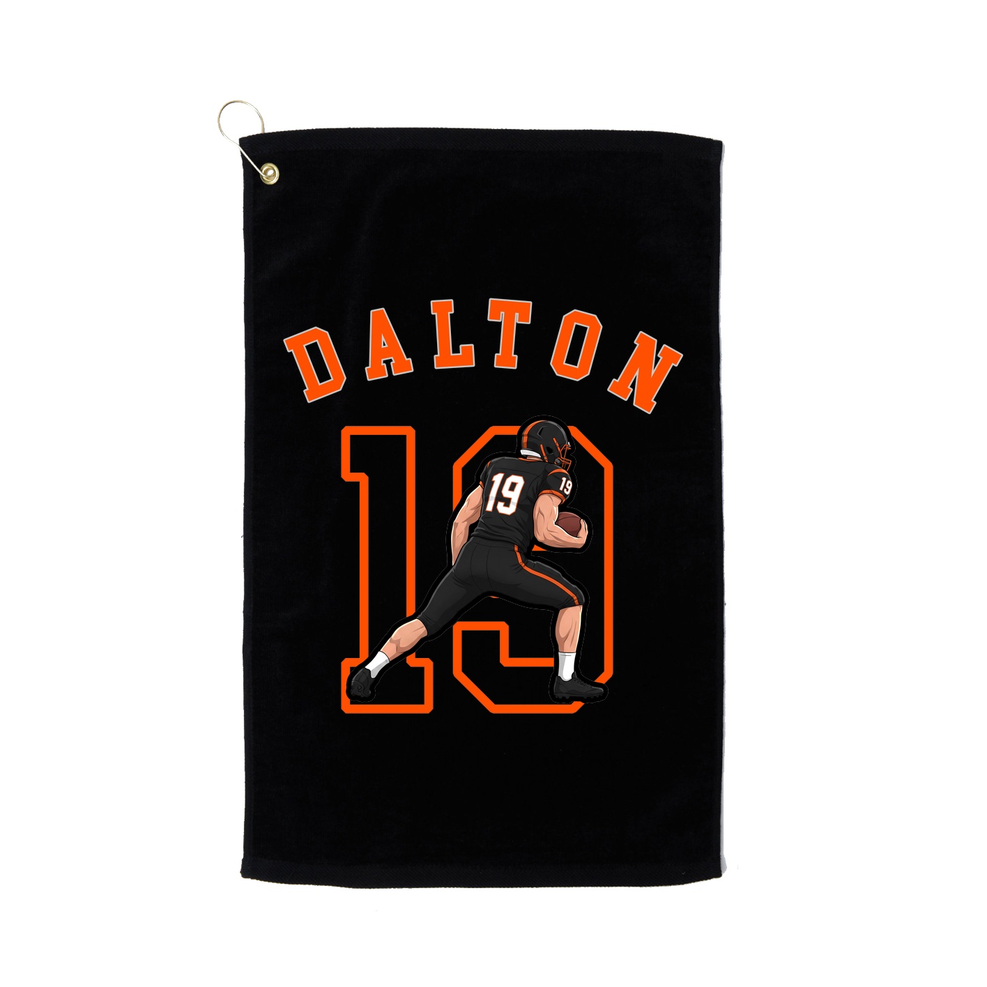 Golf Towel — Shirsey Arch in Black
