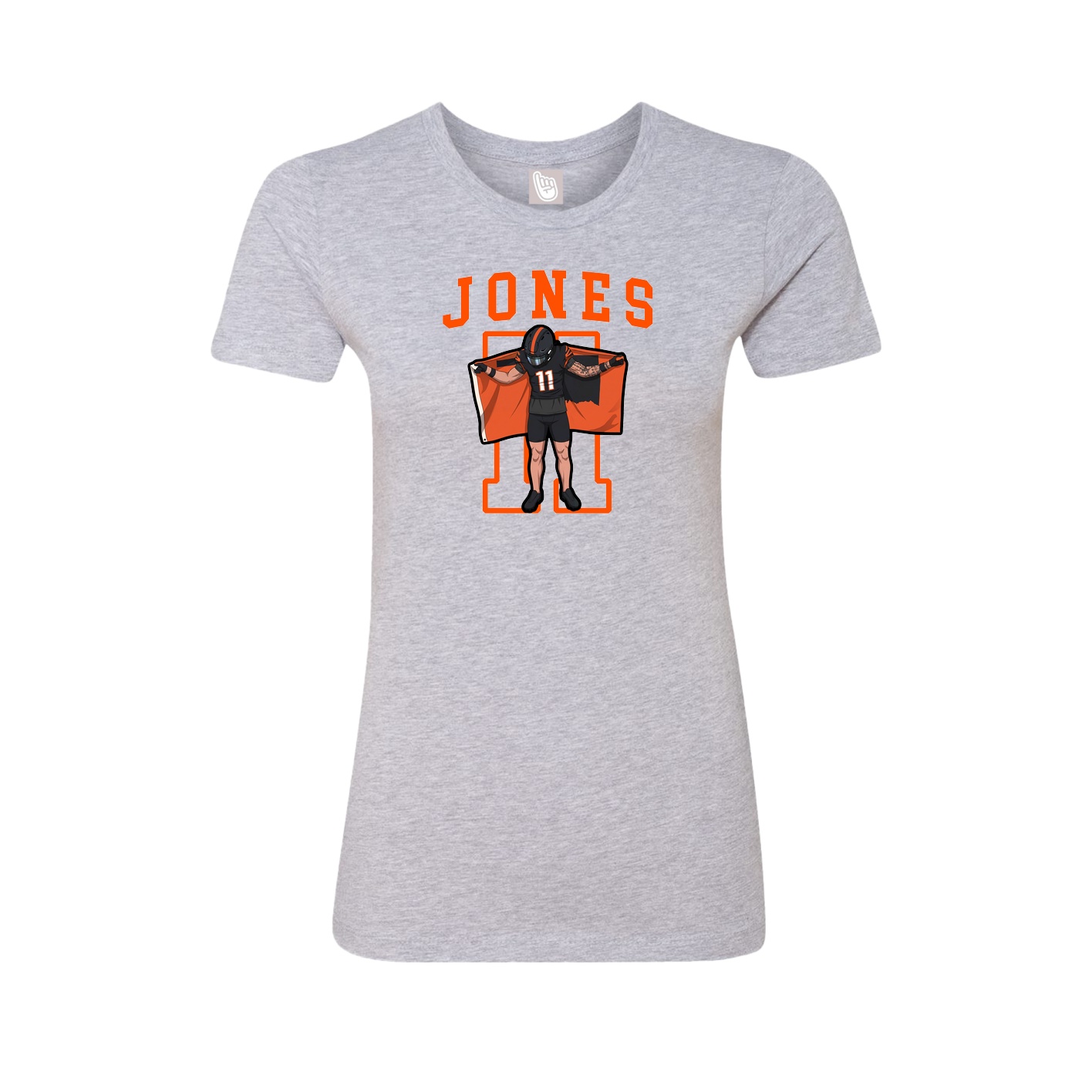 Fitted Women's Tee — Shirsey in Grey