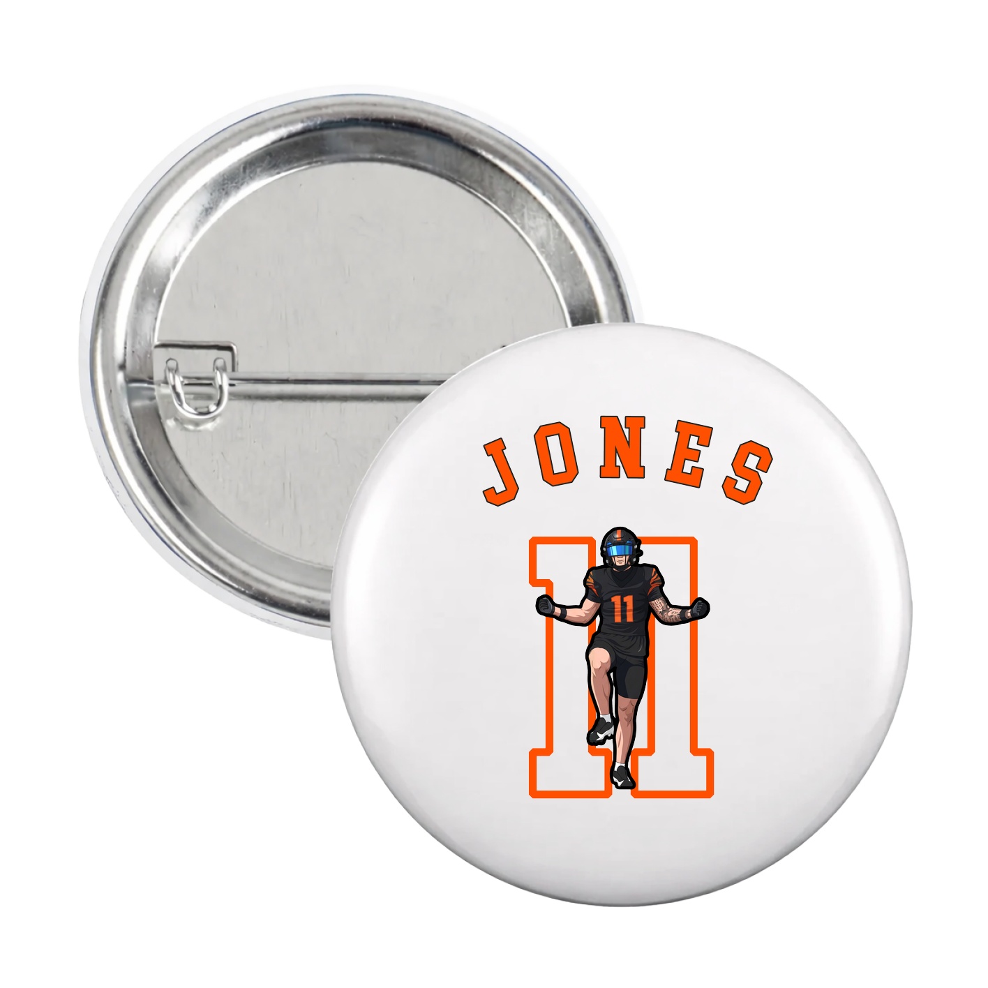 Game Day Button — Shirsey Arch in White