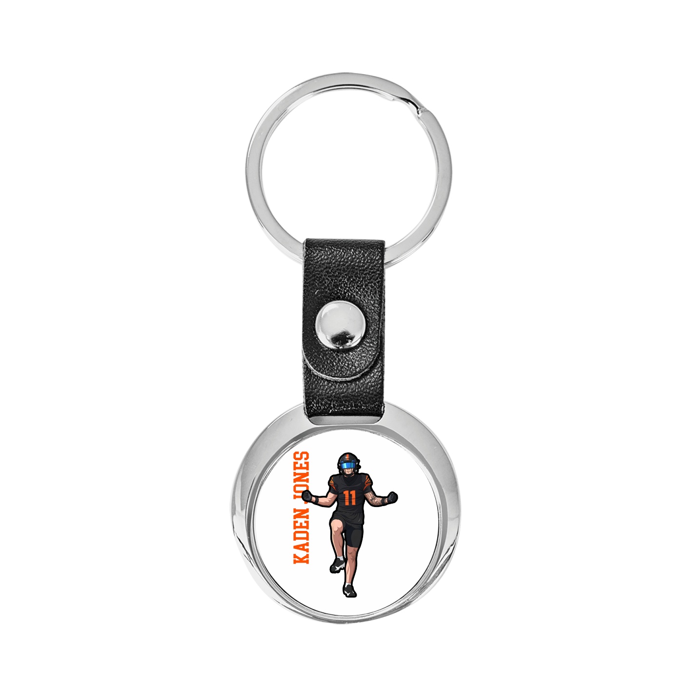 Key Chain — Name Vertical in Classic