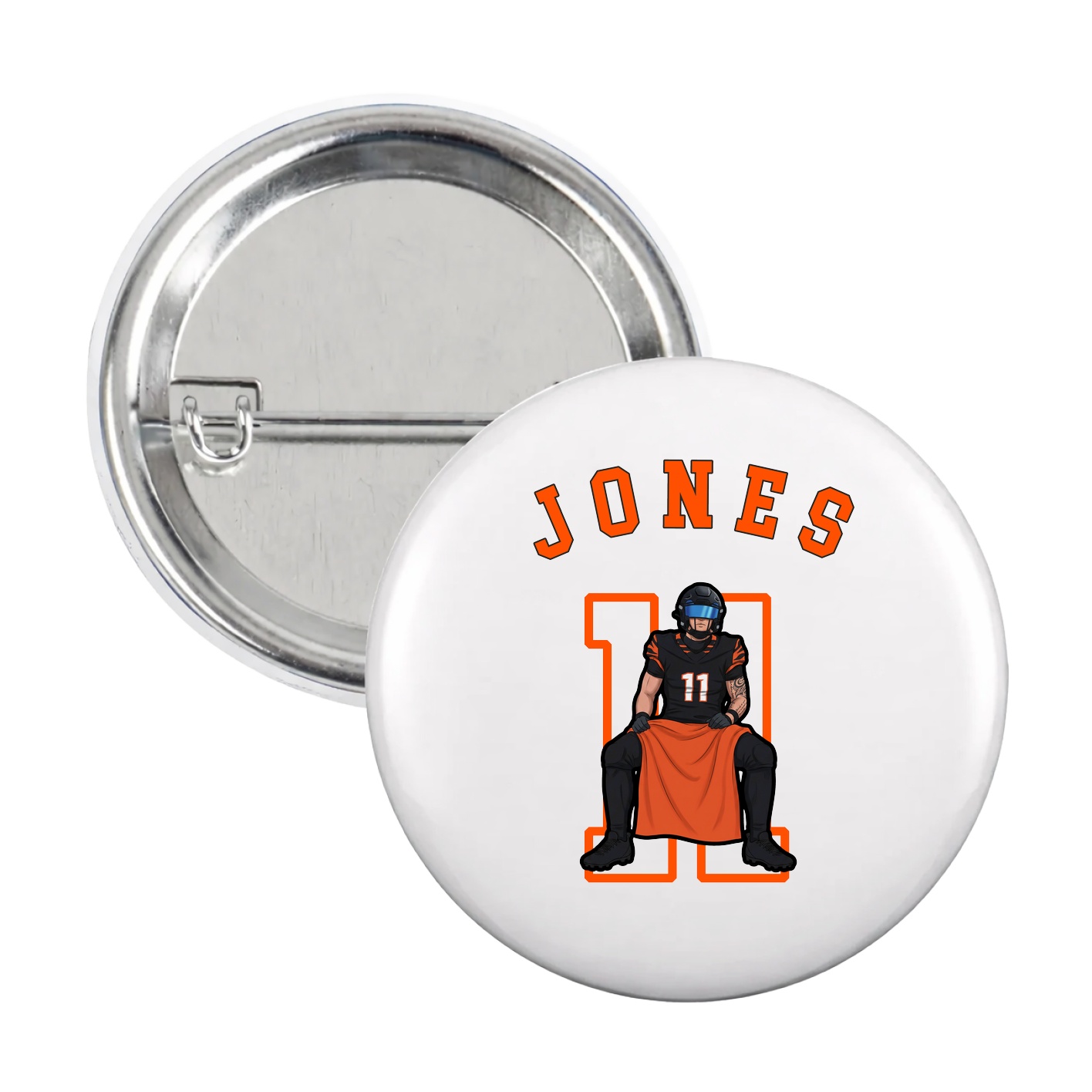Game Day Button — Shirsey Arch in White