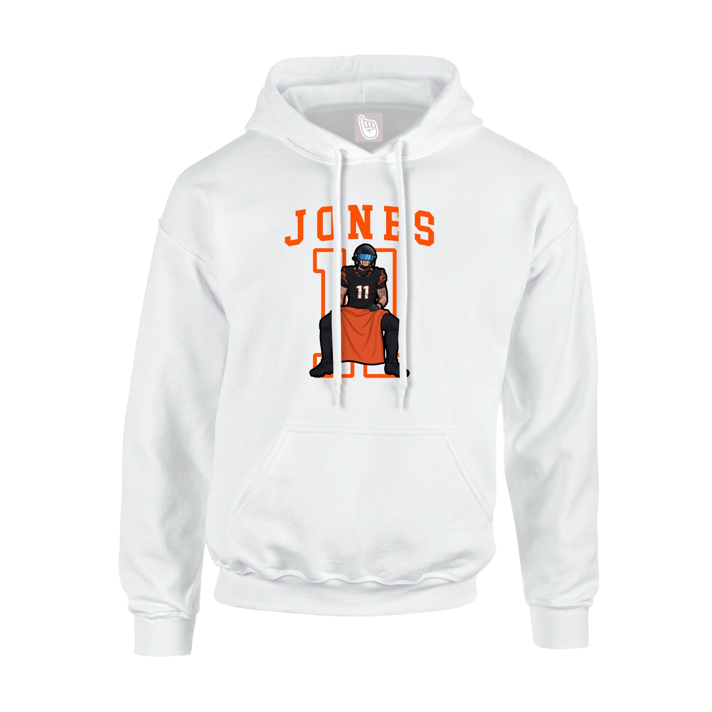 Hoodie — Shirsey in White