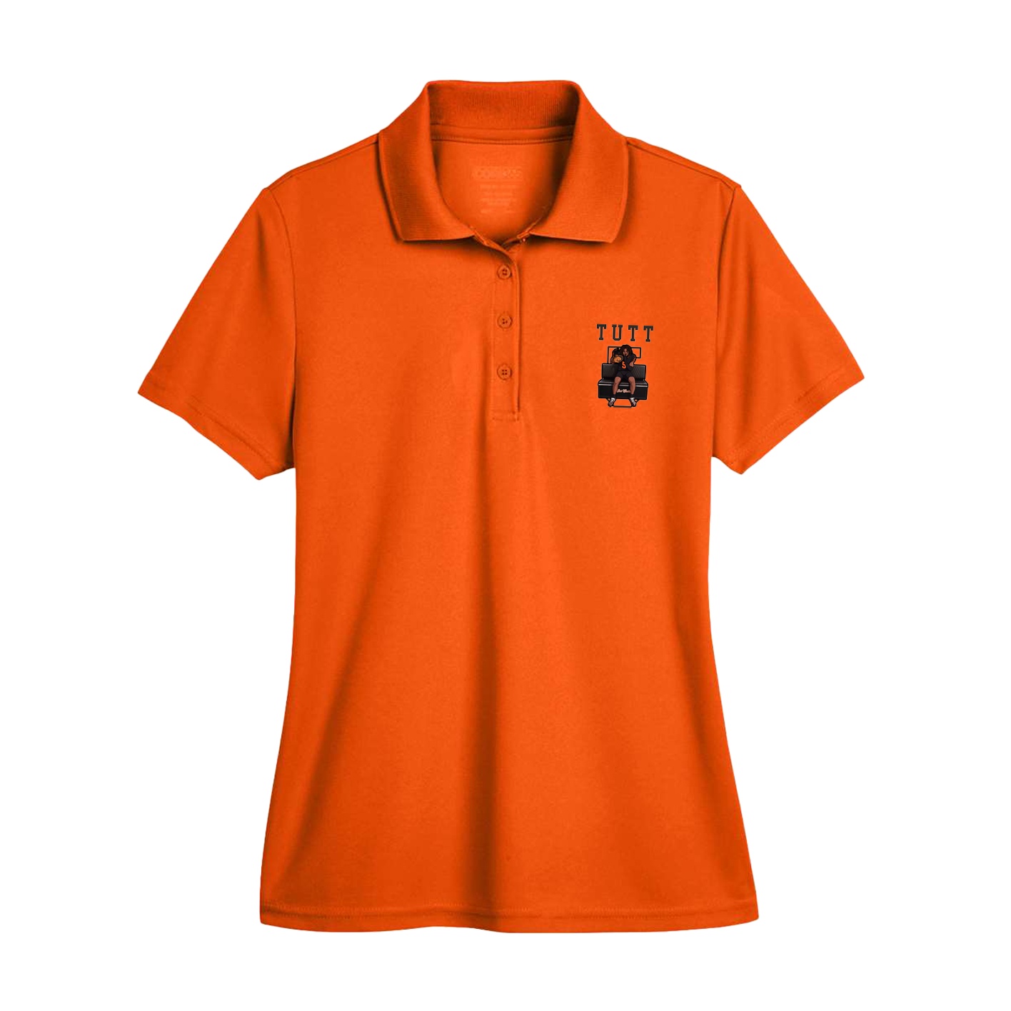Womens Performance Polo — Shirsey in Orange