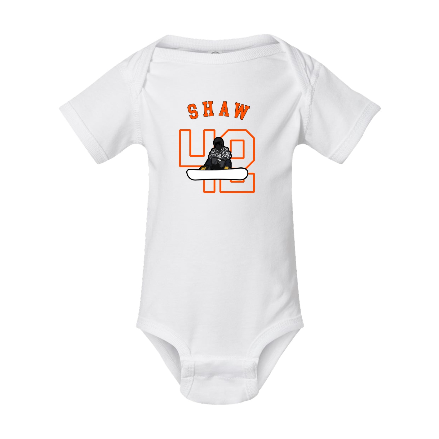Baby Onesie — Shirsey Arch in White