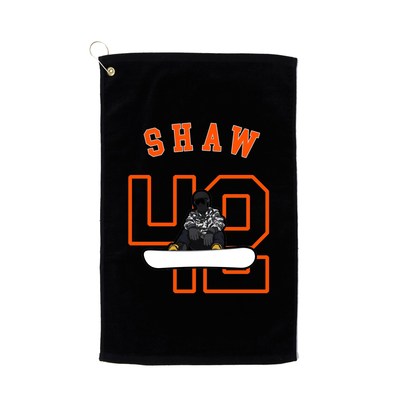 Golf Towel — Shirsey Arch in Black