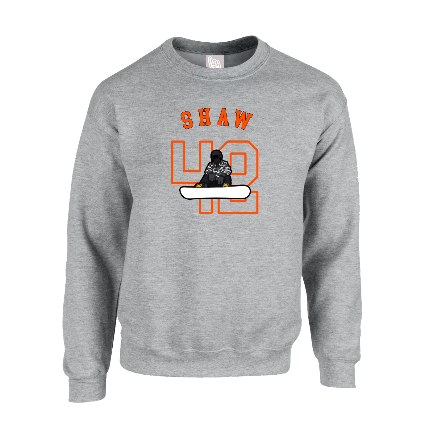 Fleece Crew — Shirsey Arch in Grey