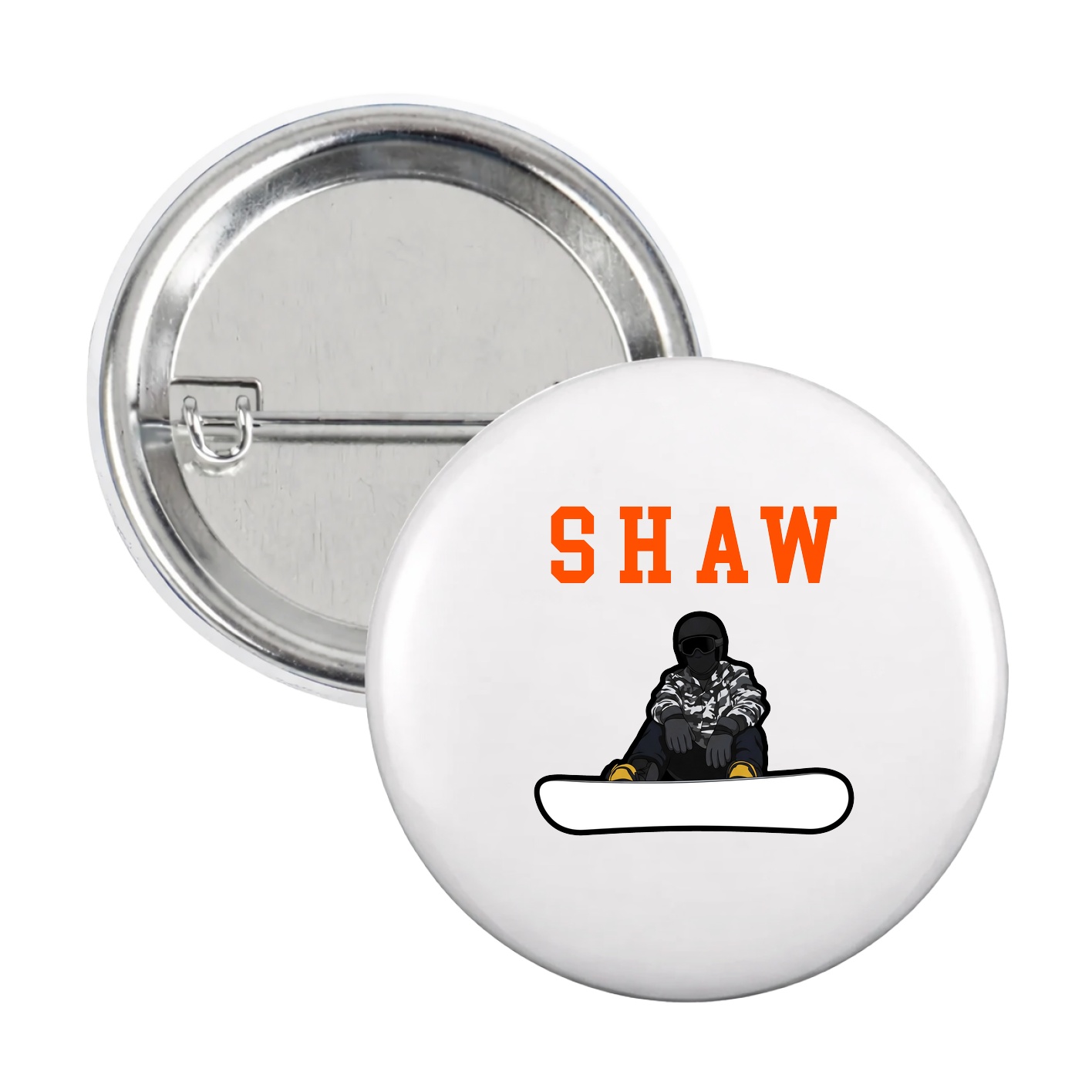 Game Day Button — Shirsey in White