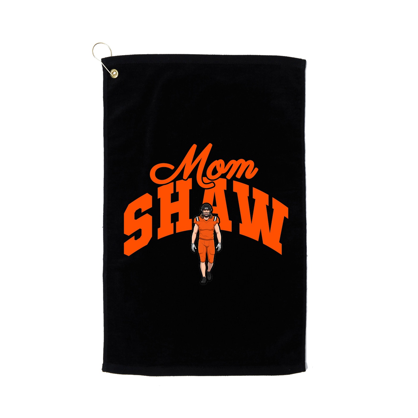 Golf Towel — Mothers Day Arch in Black