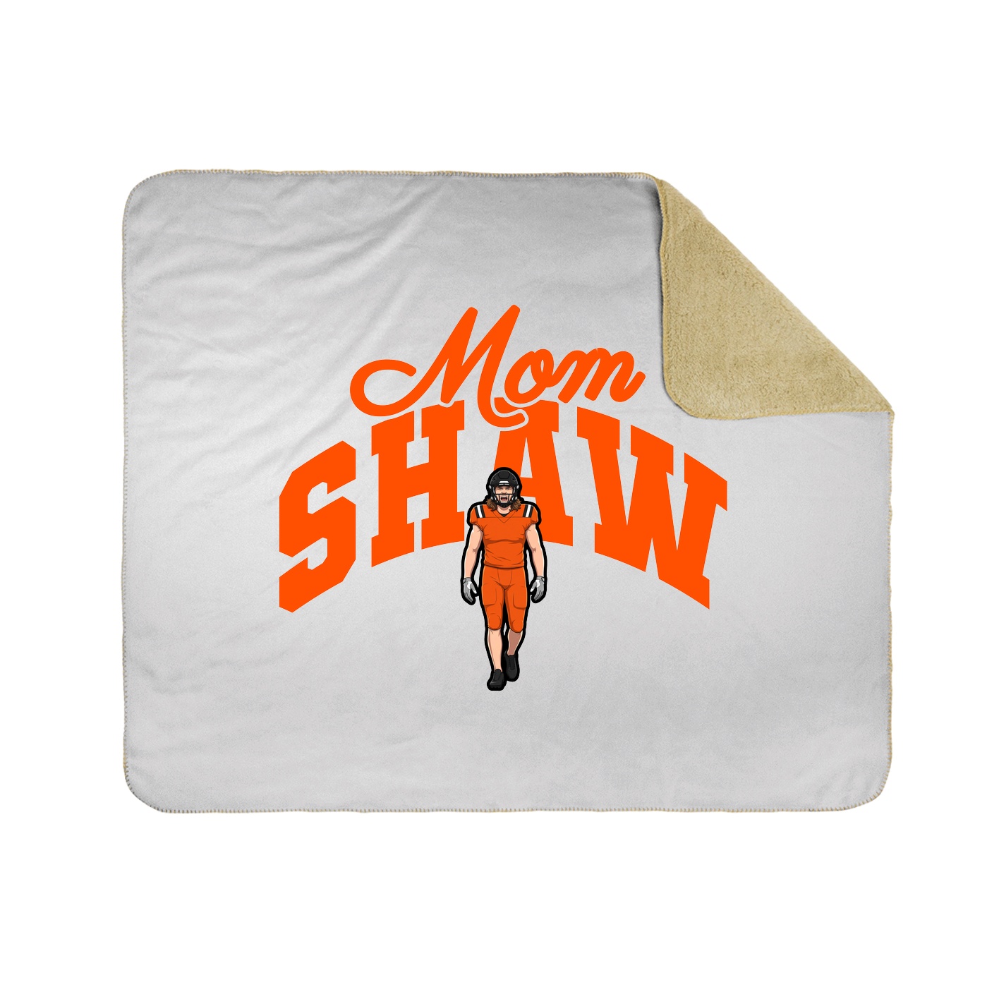Throw Blanket — Mothers Day Arch in White