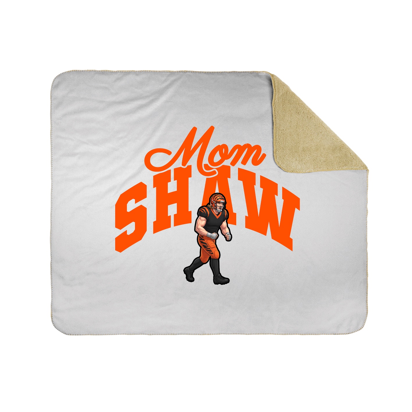 Throw Blanket — Mothers Day Arch in White