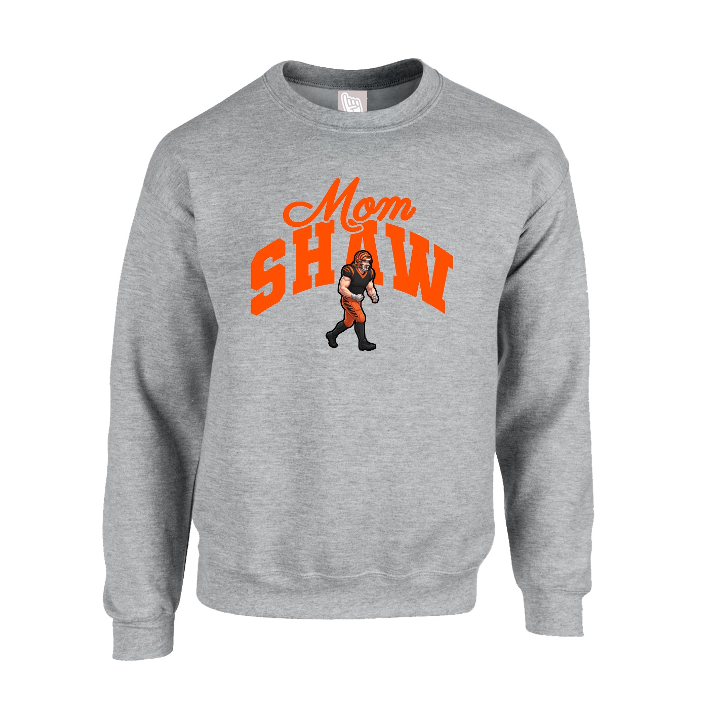 Fleece Crew — Mothers Day Arch in Grey
