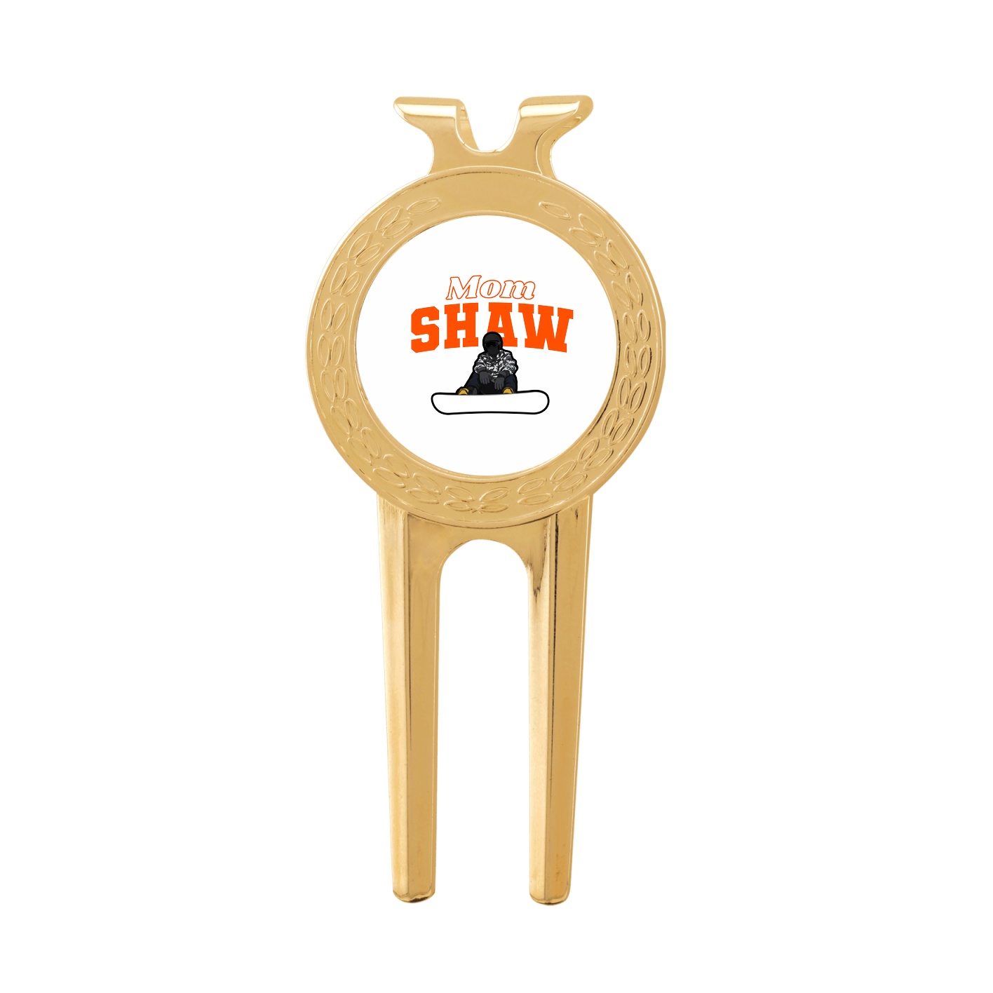 Divot Tool with Ball Marker — Mothers Day Block in Classic