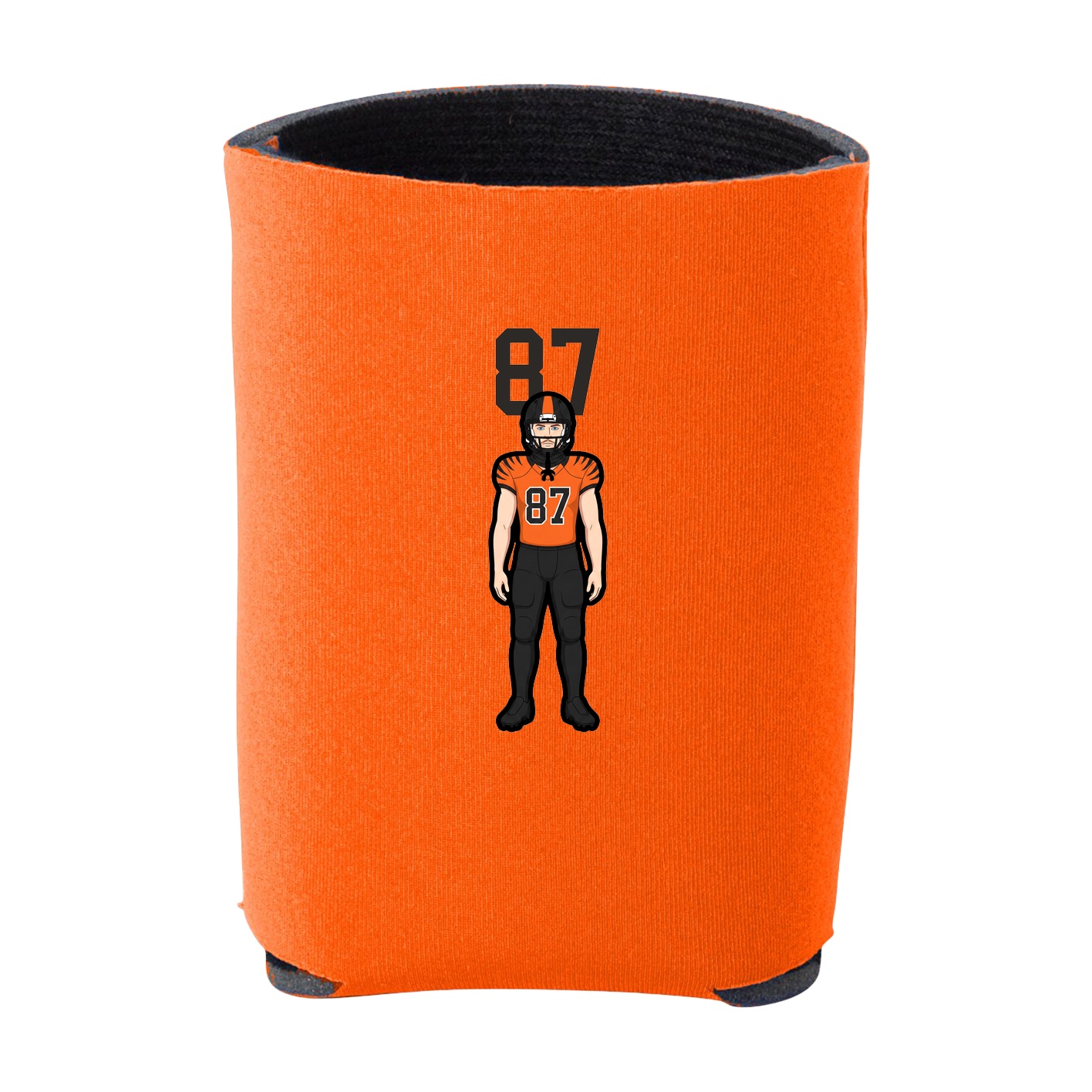 Can Holder — Number Top in Orange