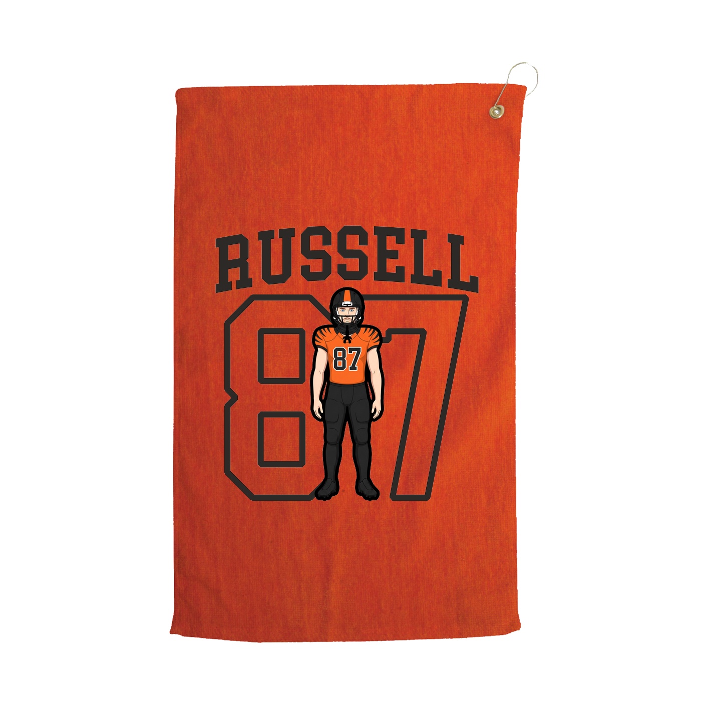 Golf Towel — Shirsey in Orange