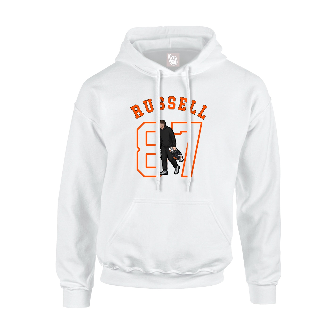 Hoodie — Shirsey Arch in White