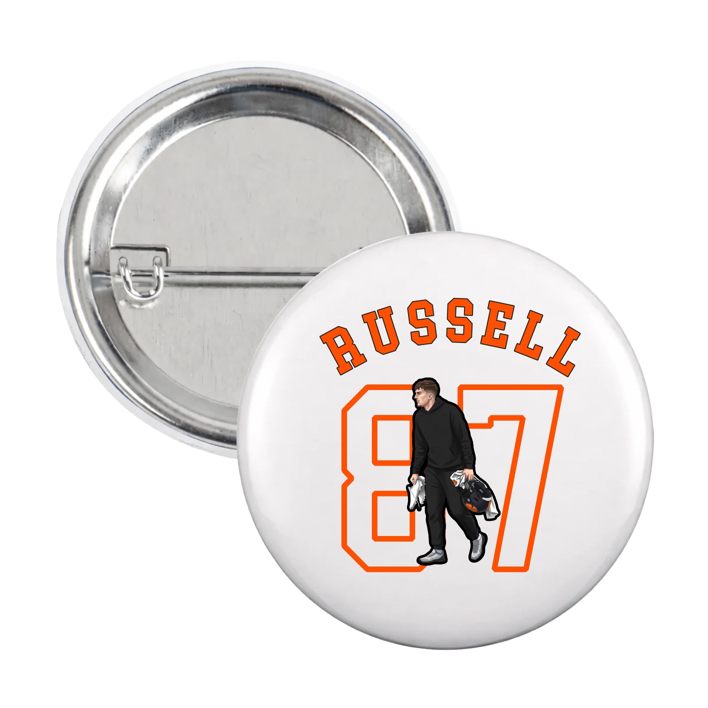 Game Day Button — Shirsey Arch in White
