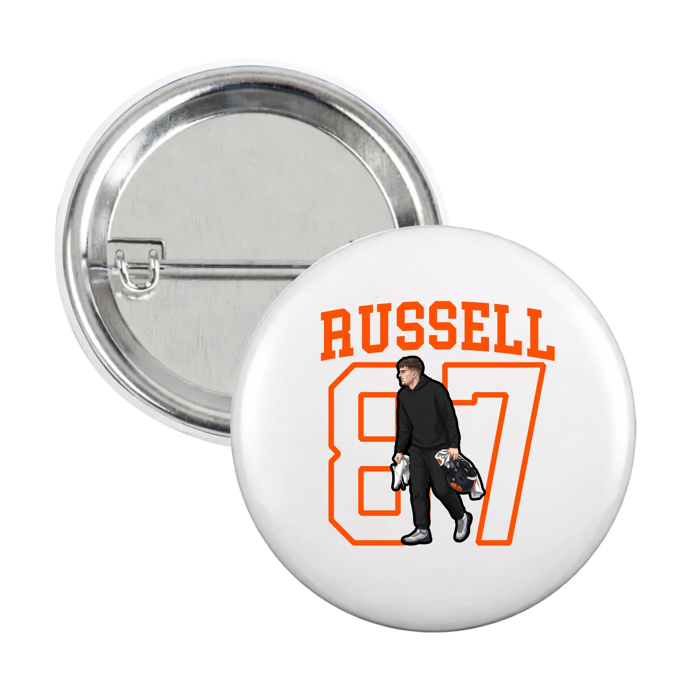 Game Day Button — Shirsey in White
