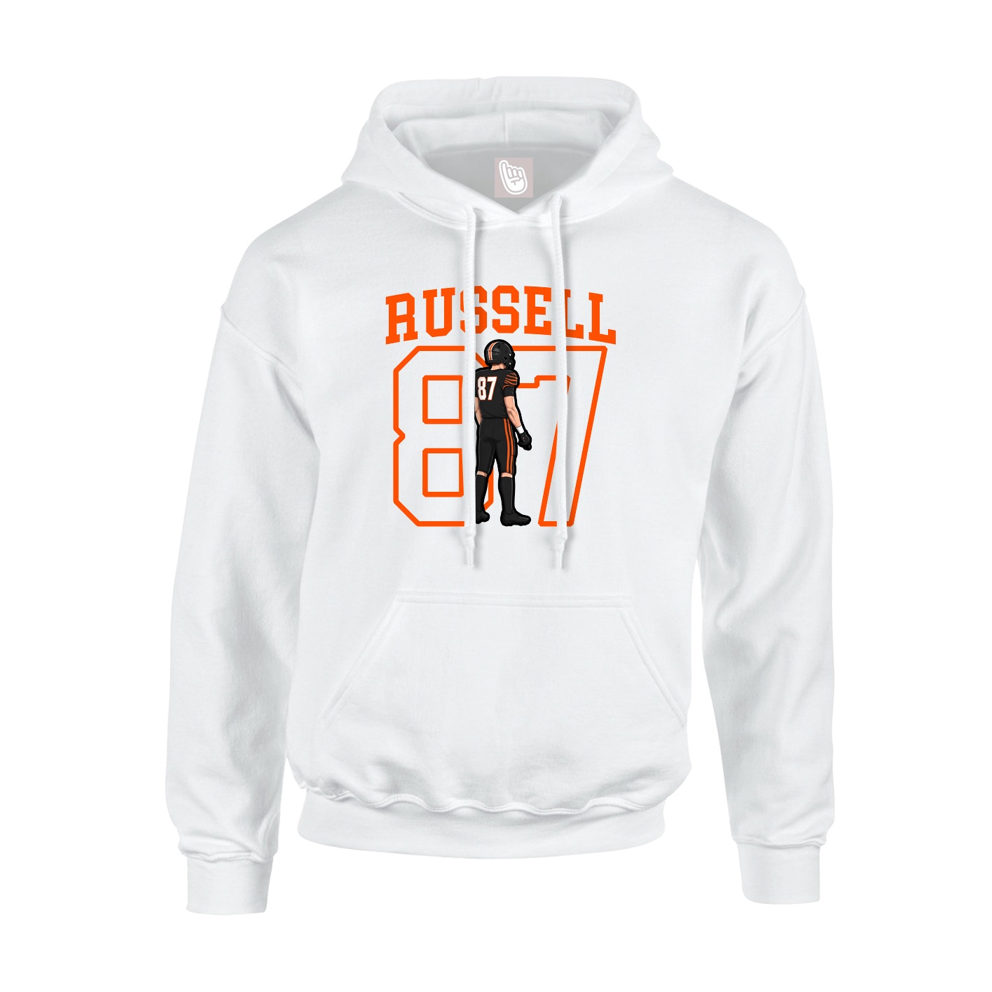 Hoodie — Shirsey in White