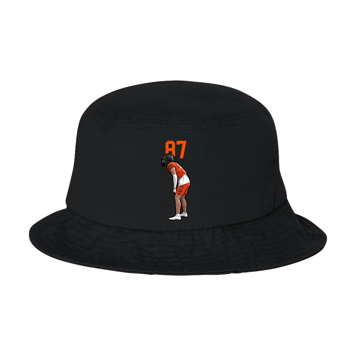 Bucket Cap — Number Top in Black
