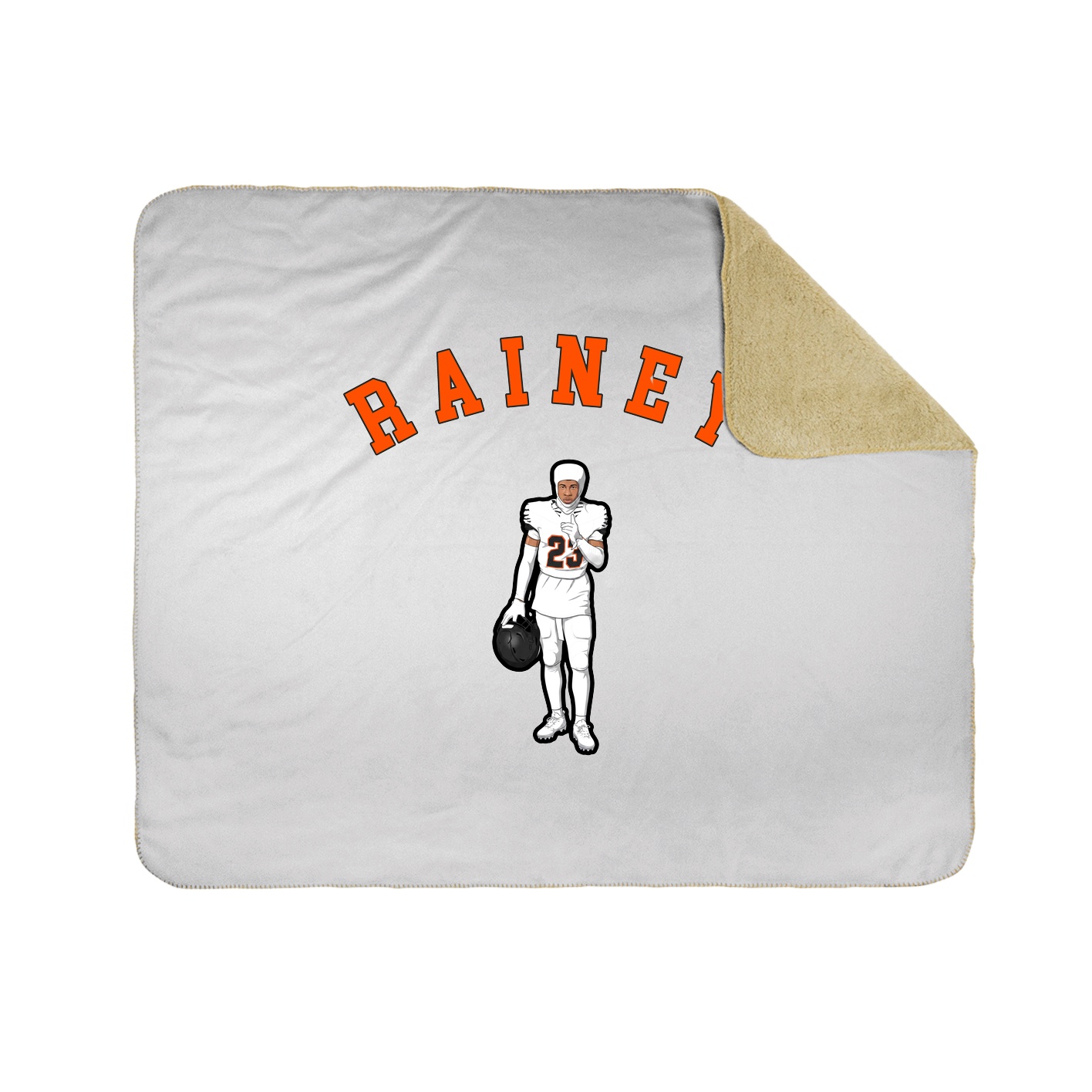 50x60 Sherpa Lined Throw Blanket