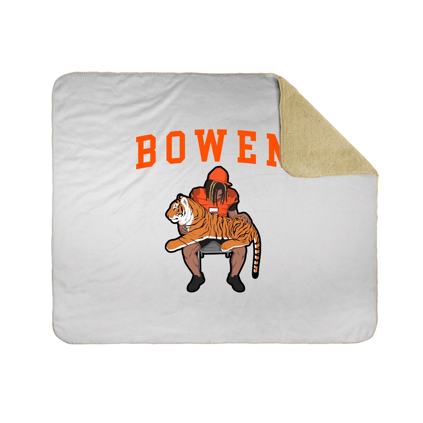 Throw Blanket — Shirsey in White