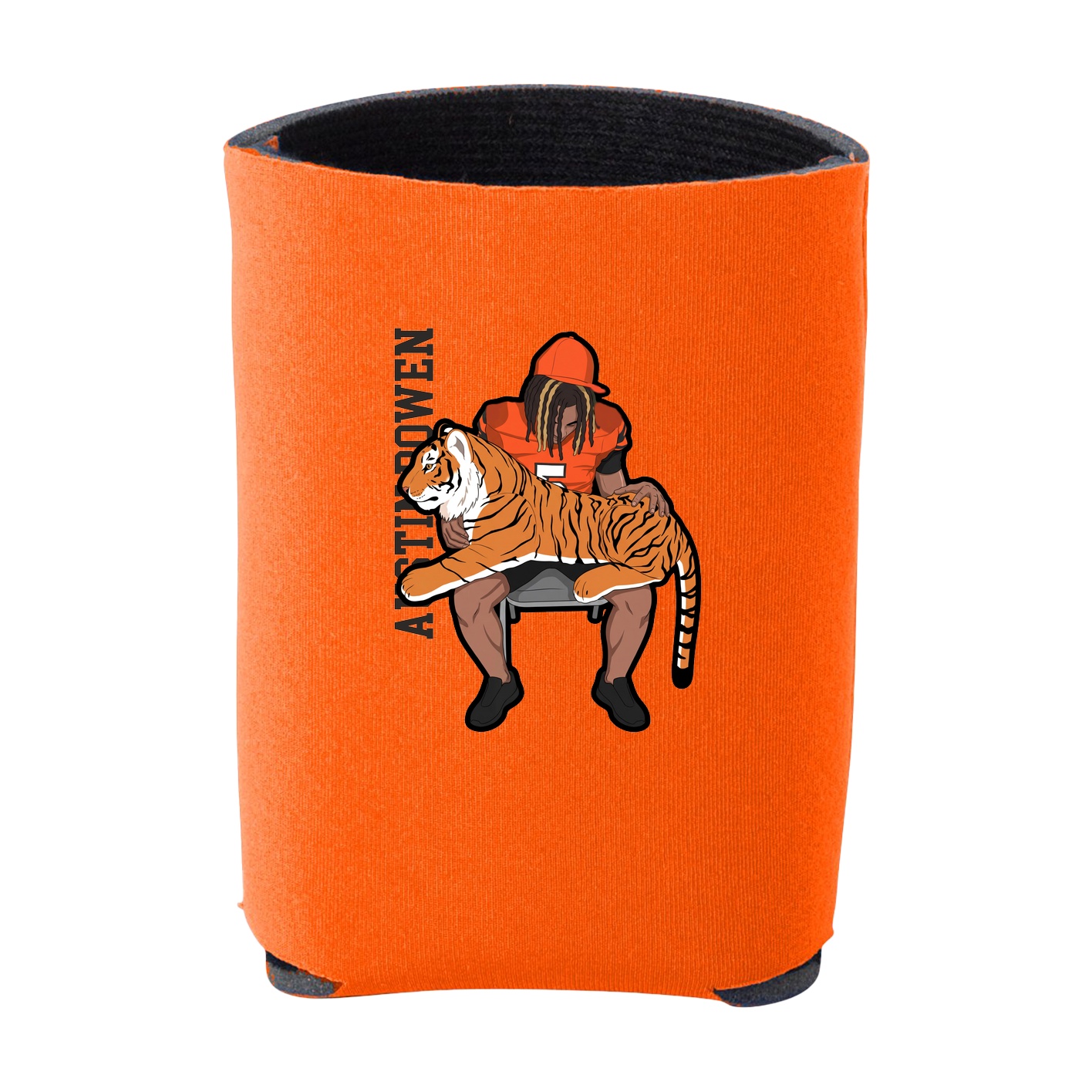 Can Holder — Name Vertical in Orange
