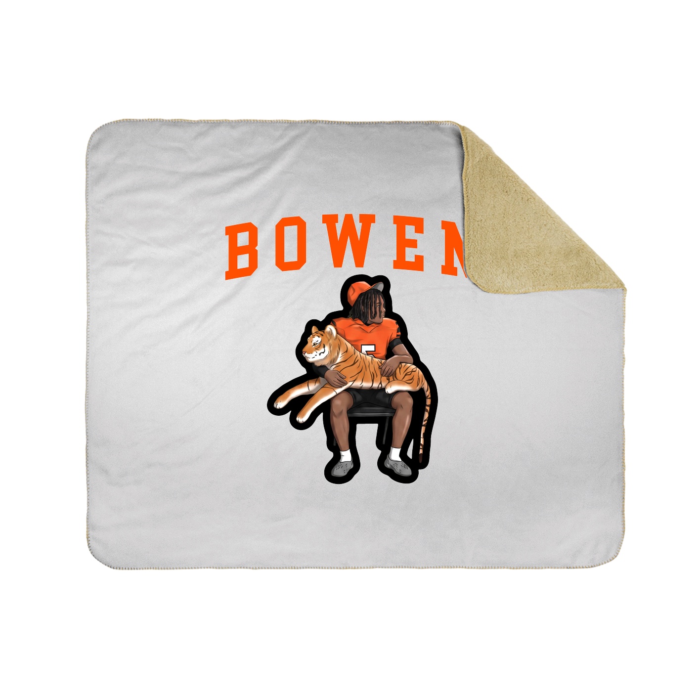 Throw Blanket — Shirsey in White