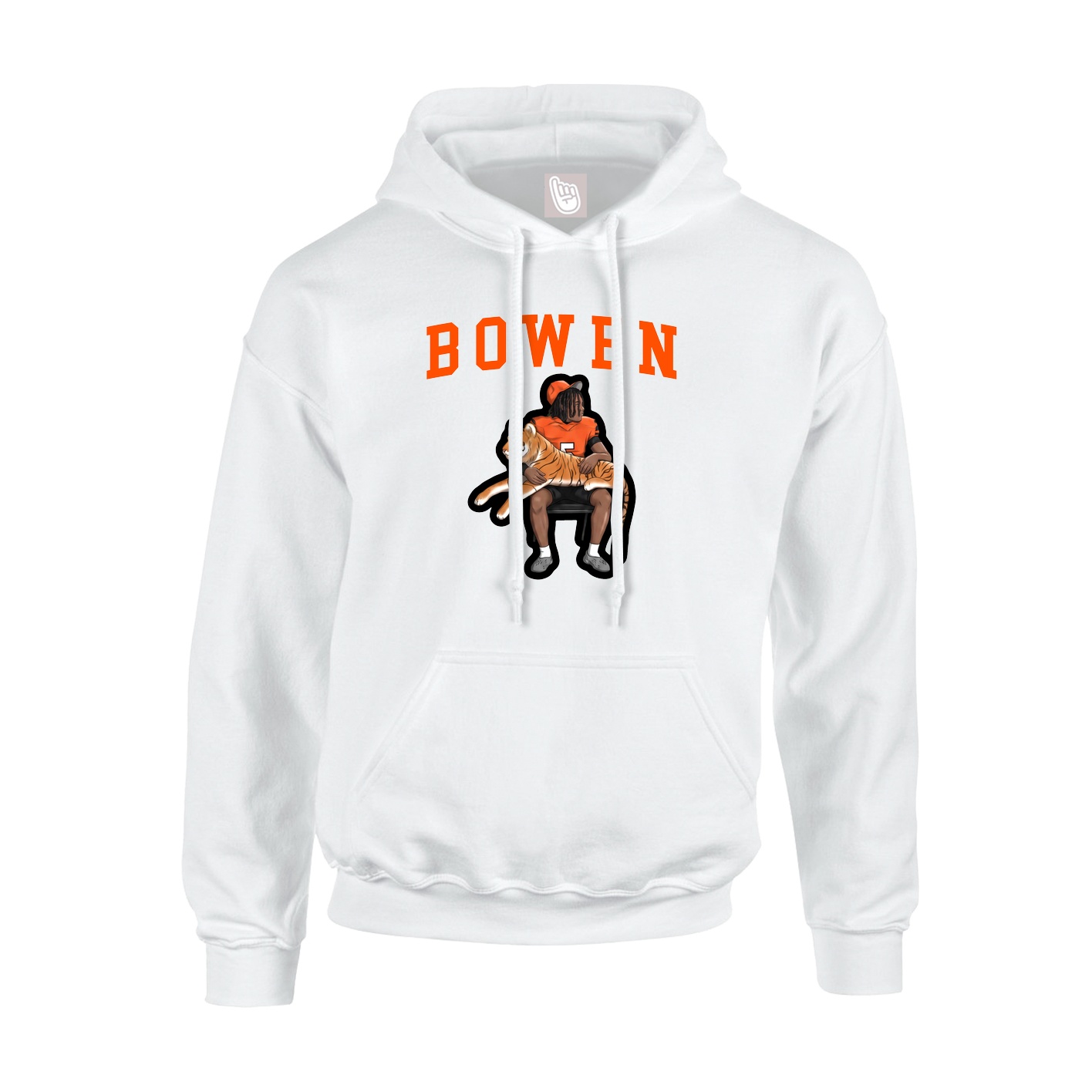 Hoodie — Shirsey in White
