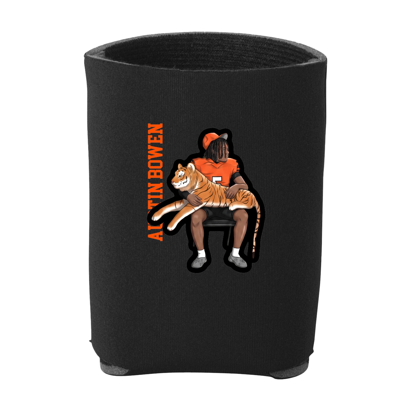 Can Holder — Name Vertical in Black