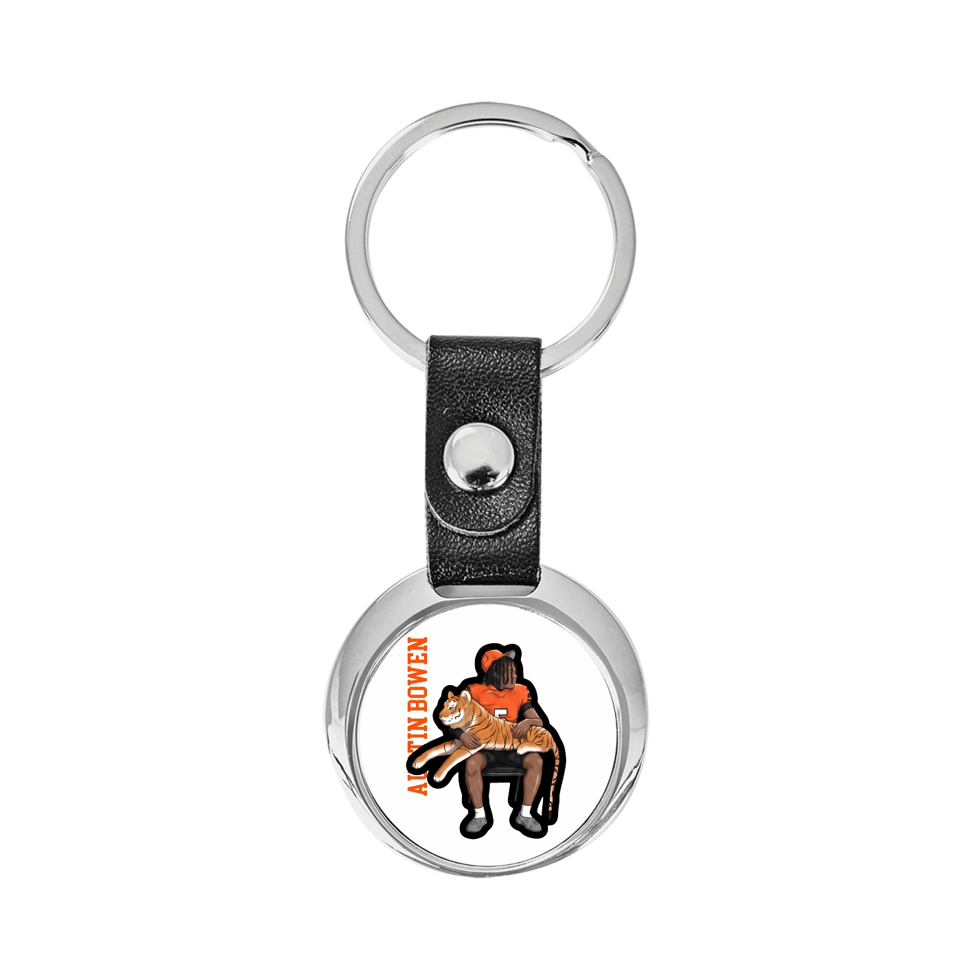 Key Chain — Name Vertical in Classic