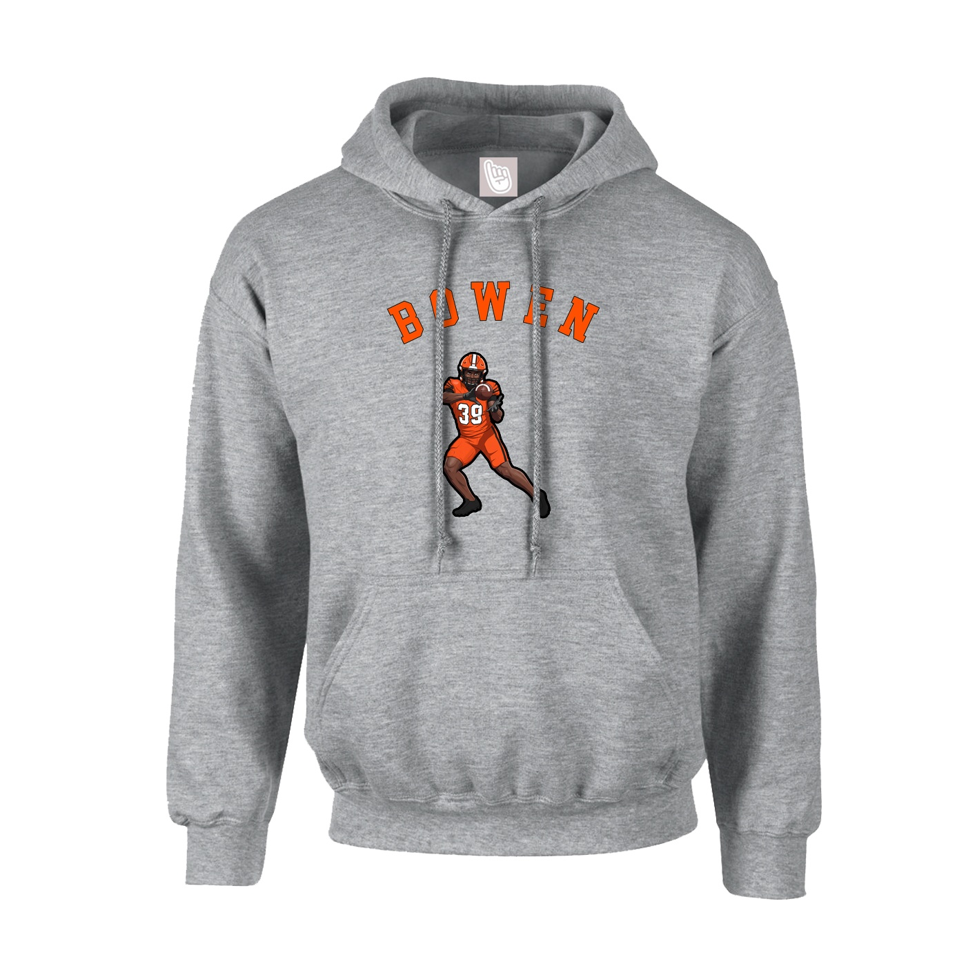 Youth Hoodie — Shirsey Arch in Grey