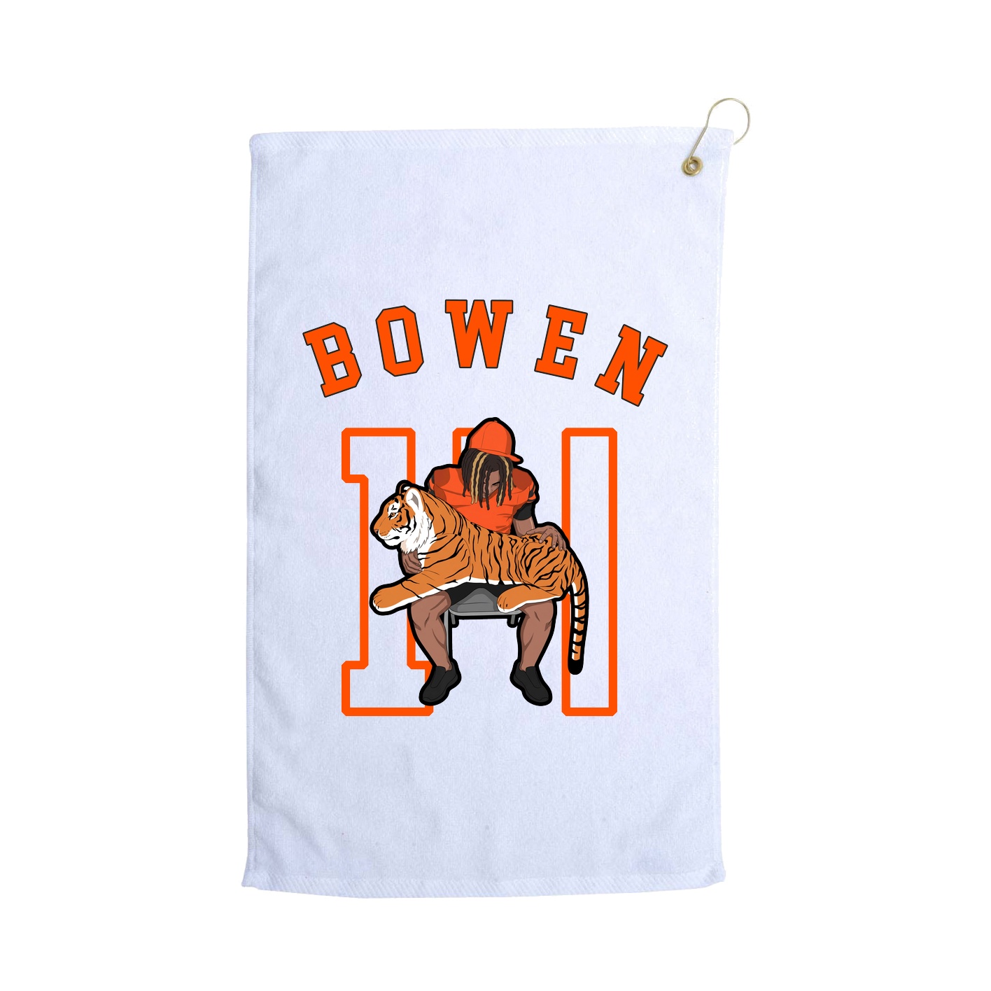 Golf Towel — Shirsey Arch in White