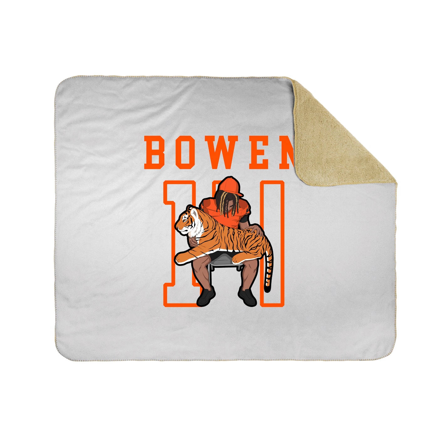 Throw Blanket — Shirsey in White
