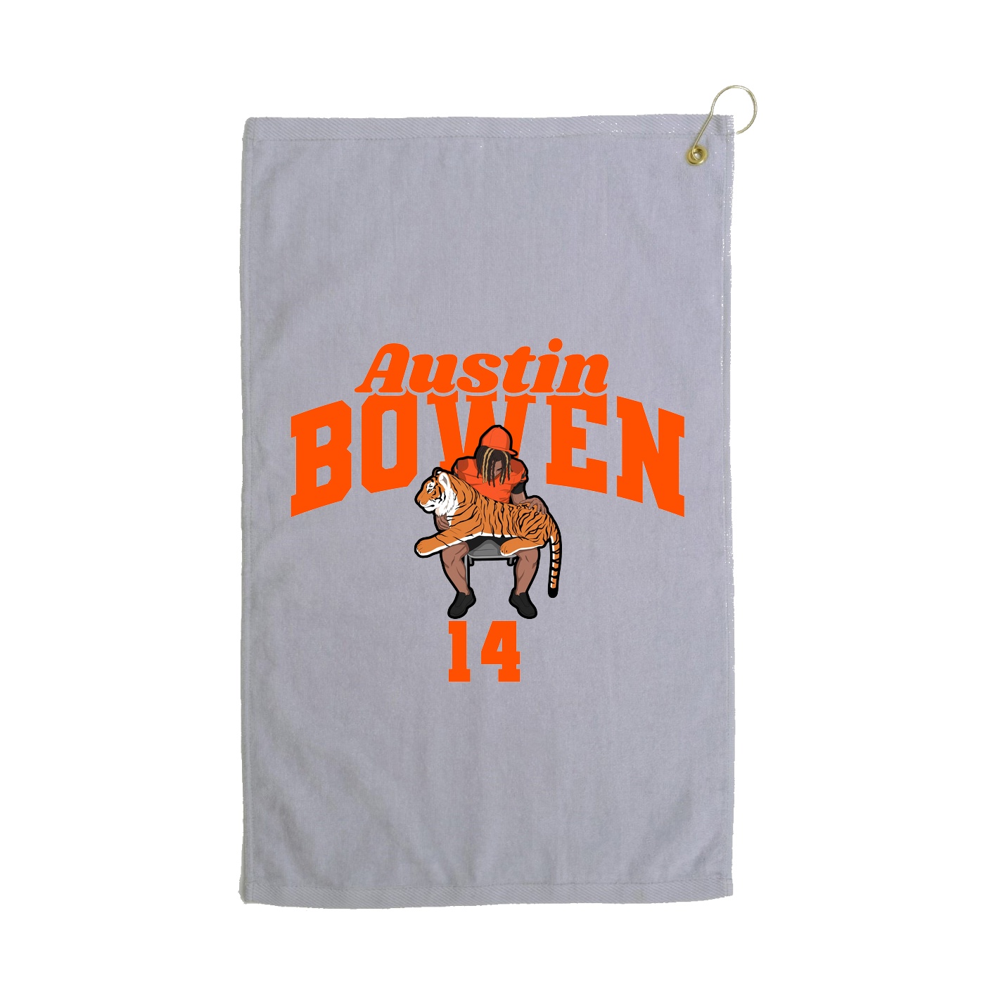 Golf Towel — Signature Arch in Grey