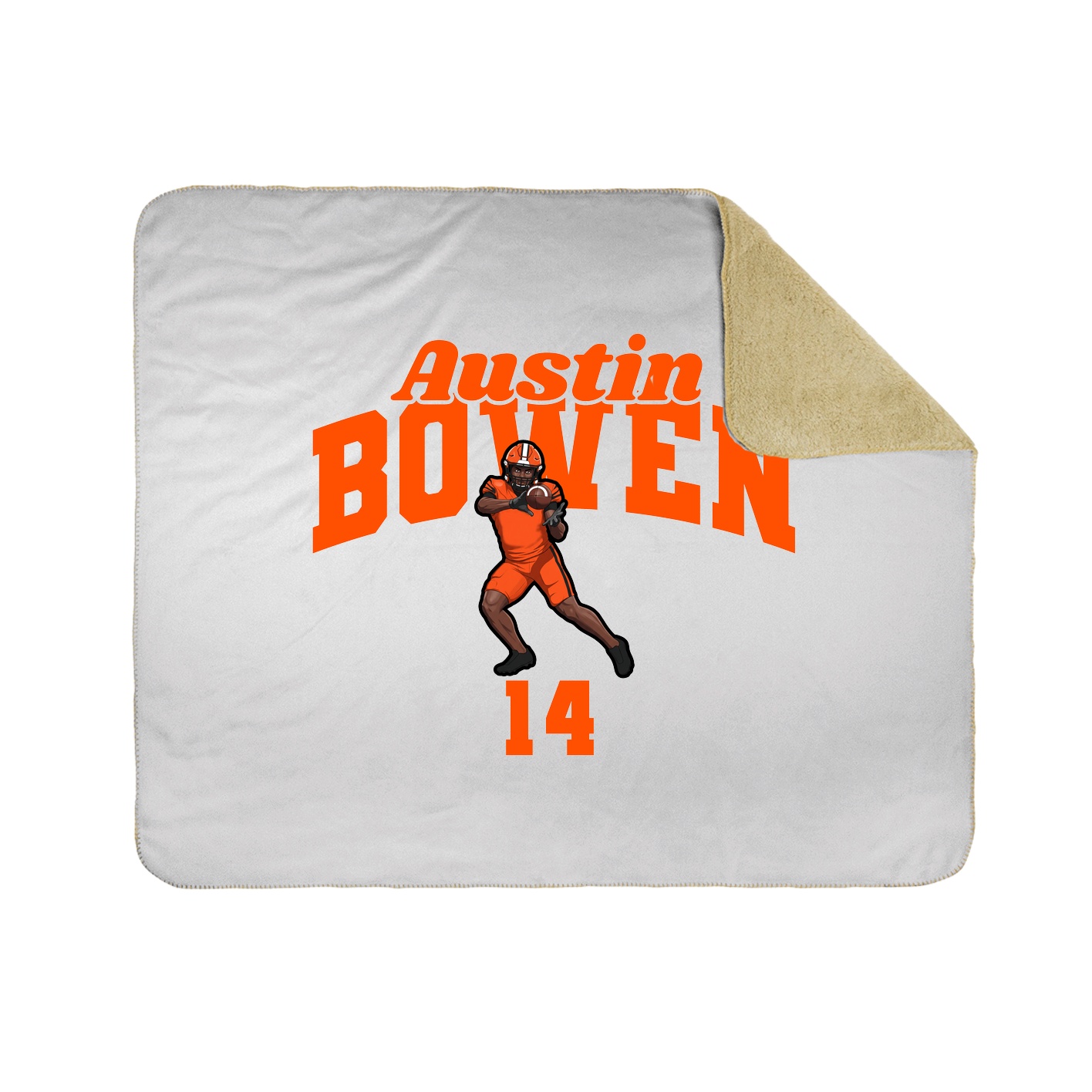Throw Blanket — Signature Arch in White