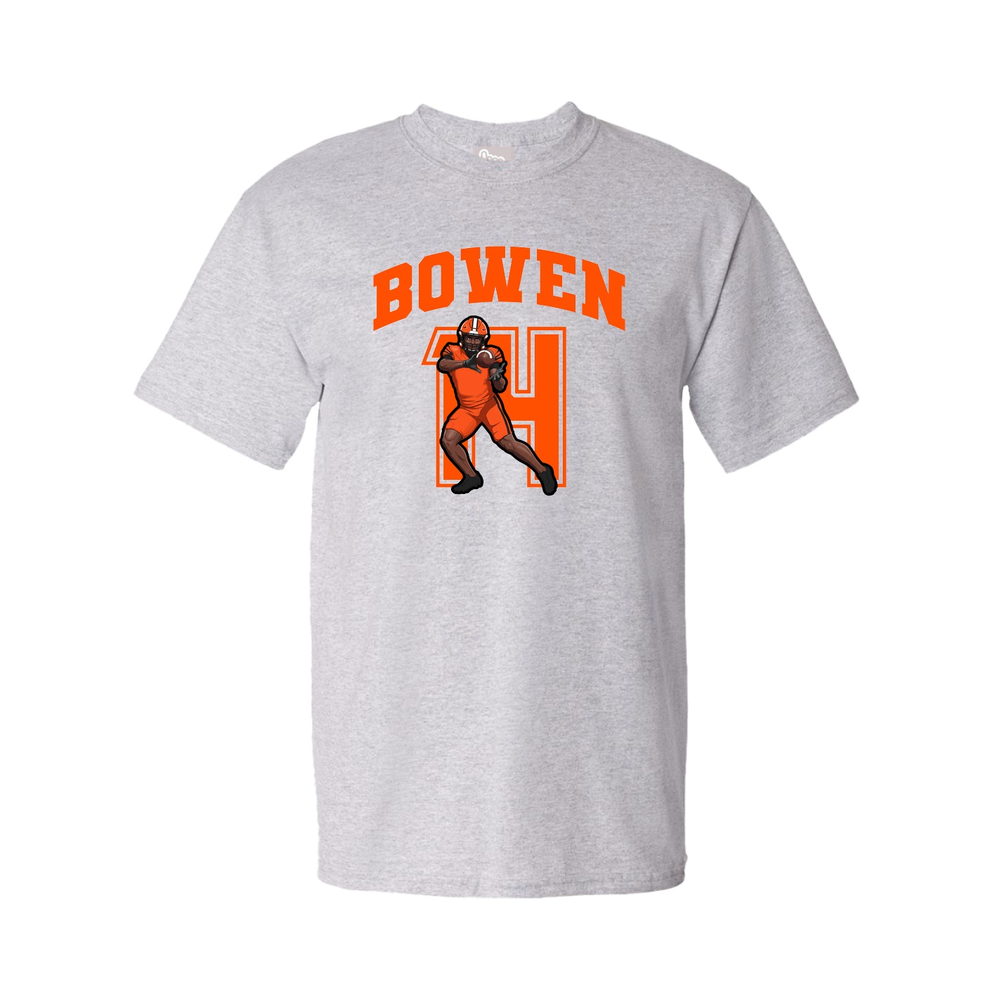 Youth Tee — Number in Grey