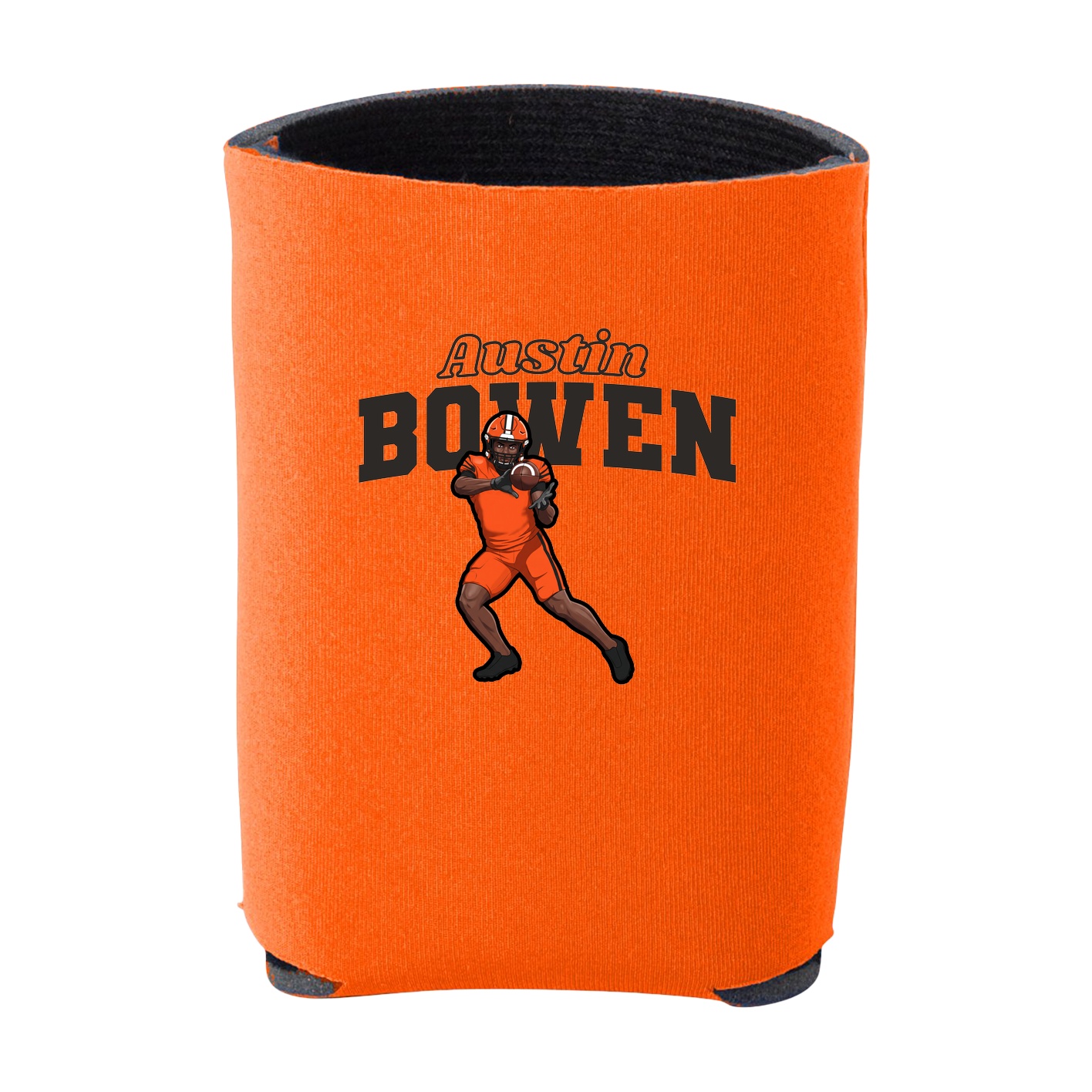 Can Holder — Name Arch in Orange