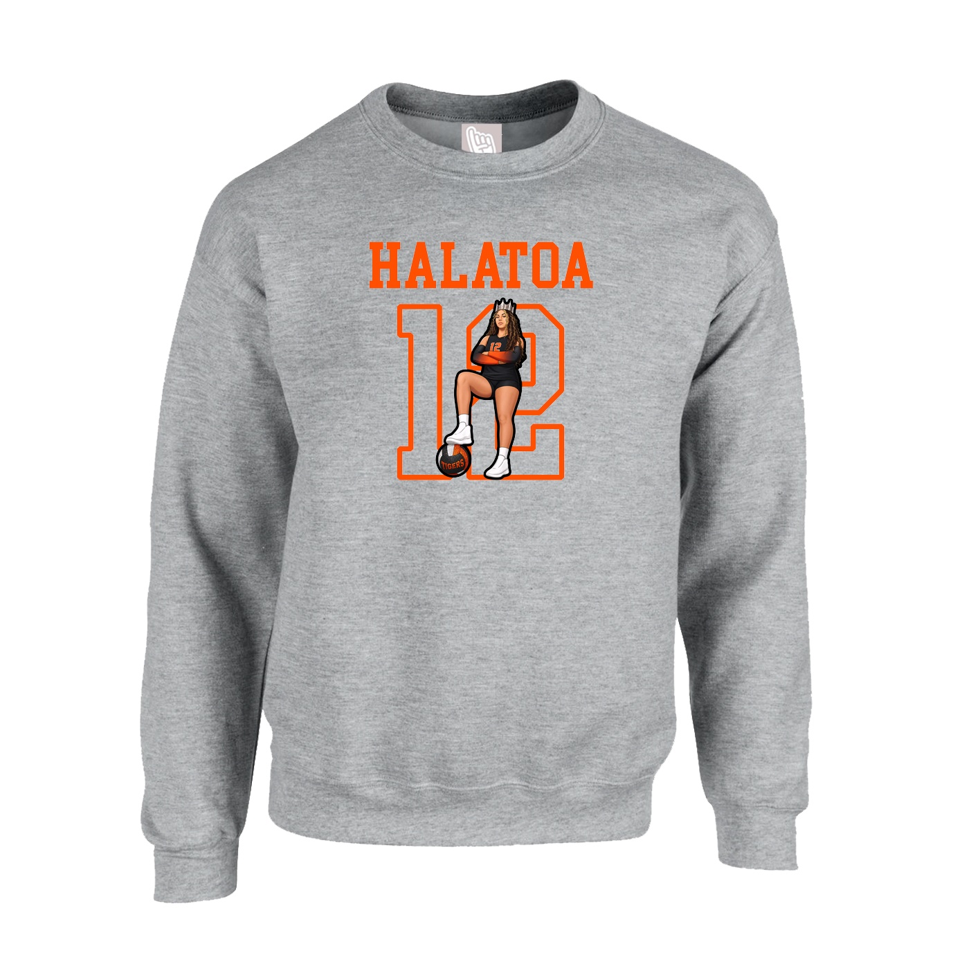 Fleece Crew — Shirsey in Grey