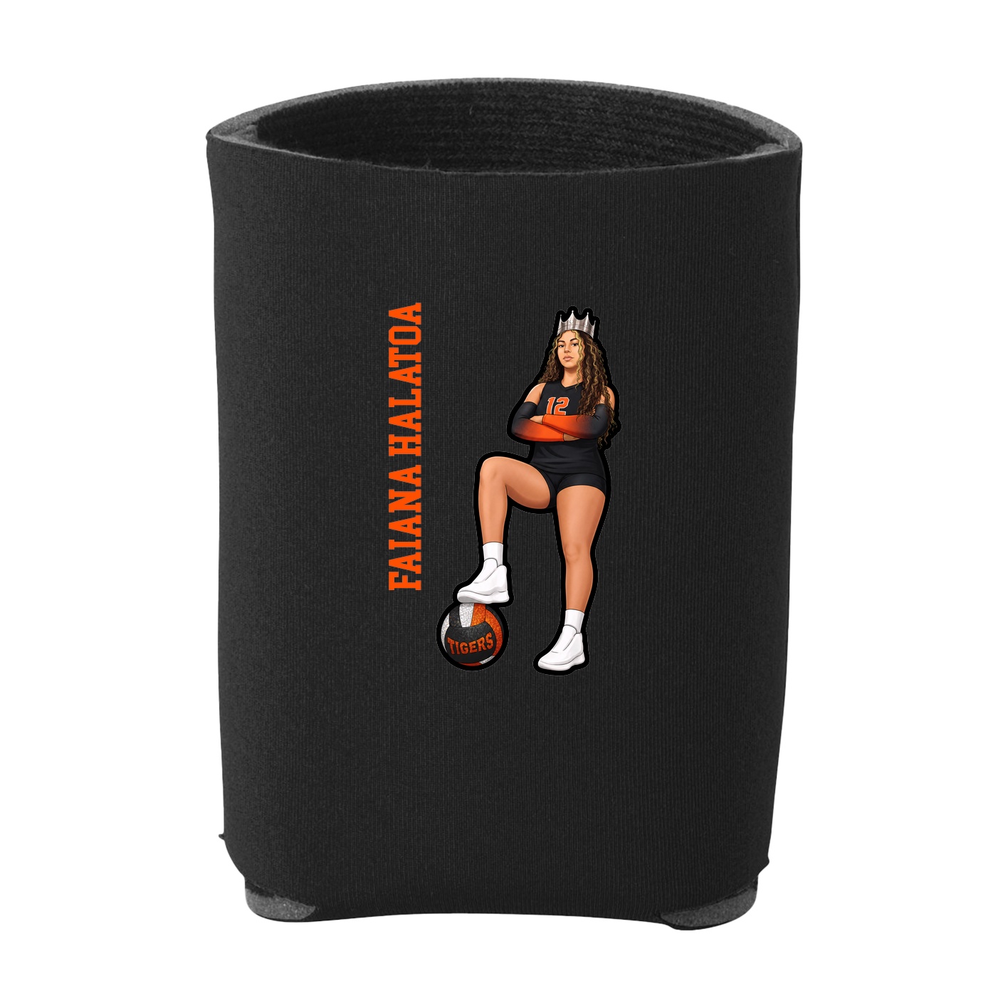 Can Holder — Name Vertical in Black