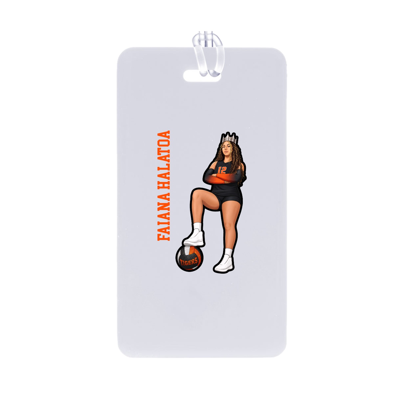Bag Tag — Name Vertical in Classic