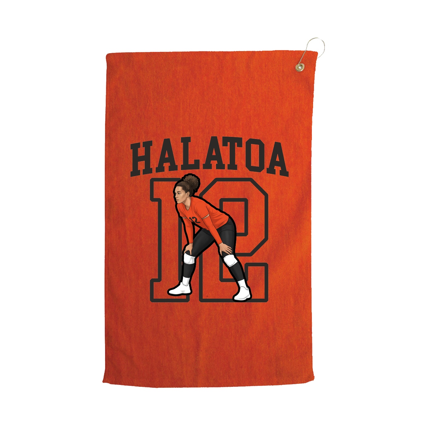 Golf Towel — Shirsey in Orange