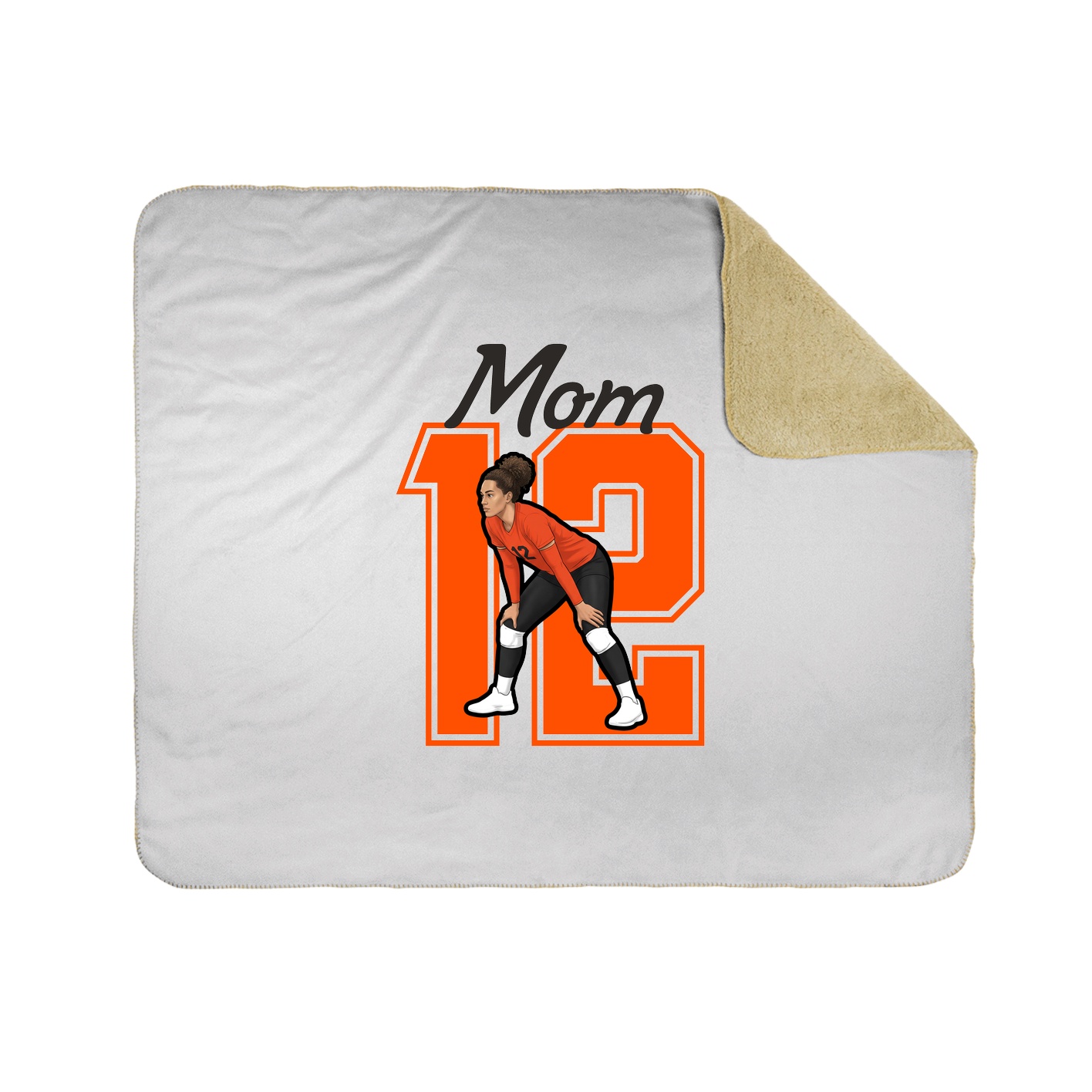 Throw Blanket — Mothers Day Shirsey in White