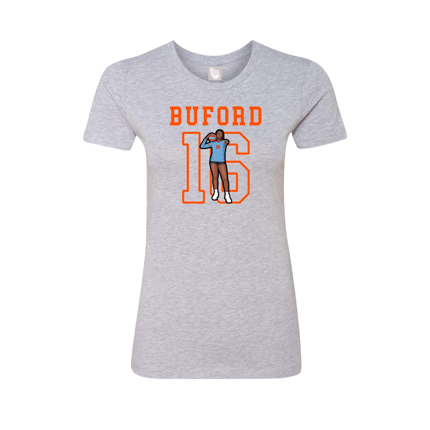 Fitted Women's Tee — Shirsey in Grey