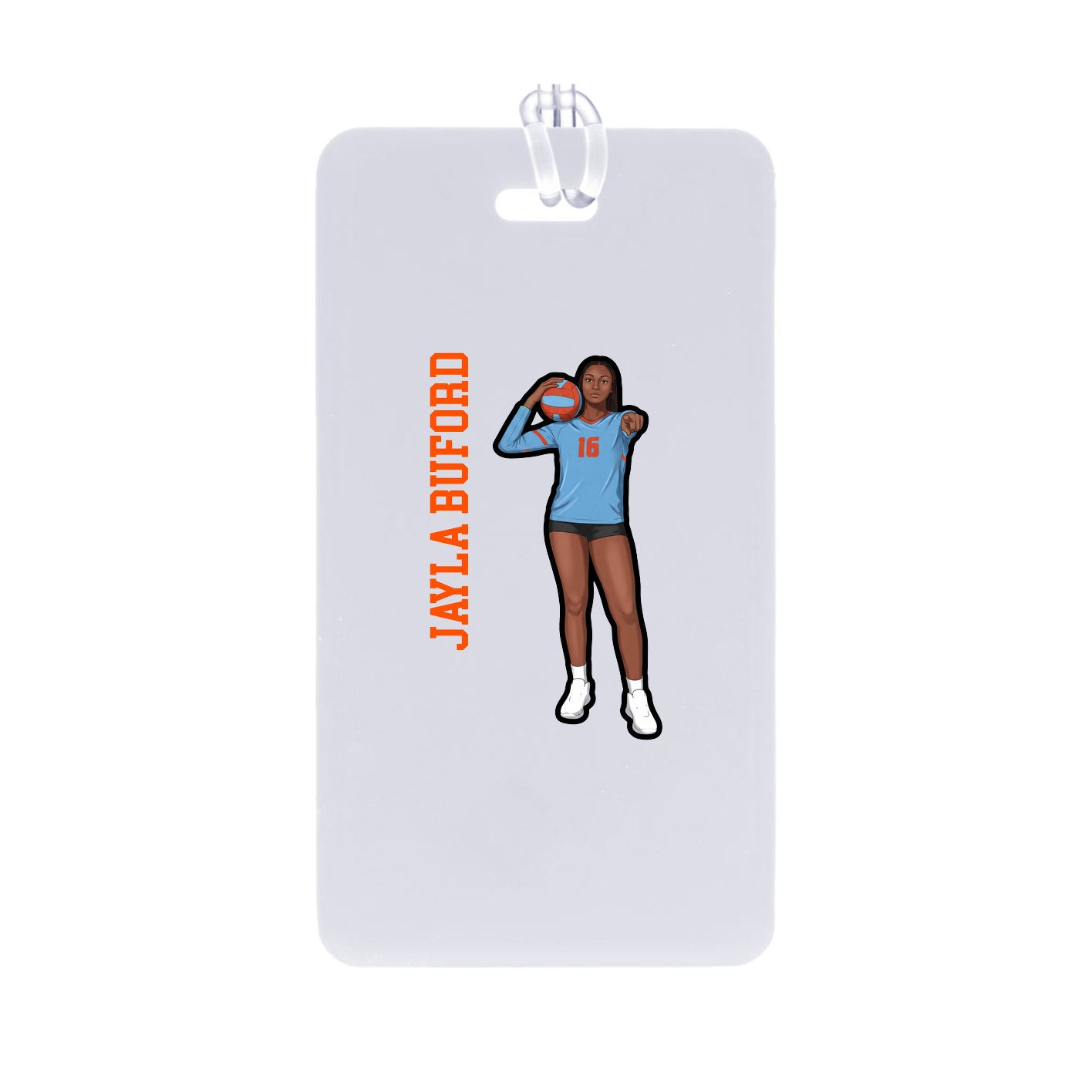 Bag Tag — Name Vertical in Classic