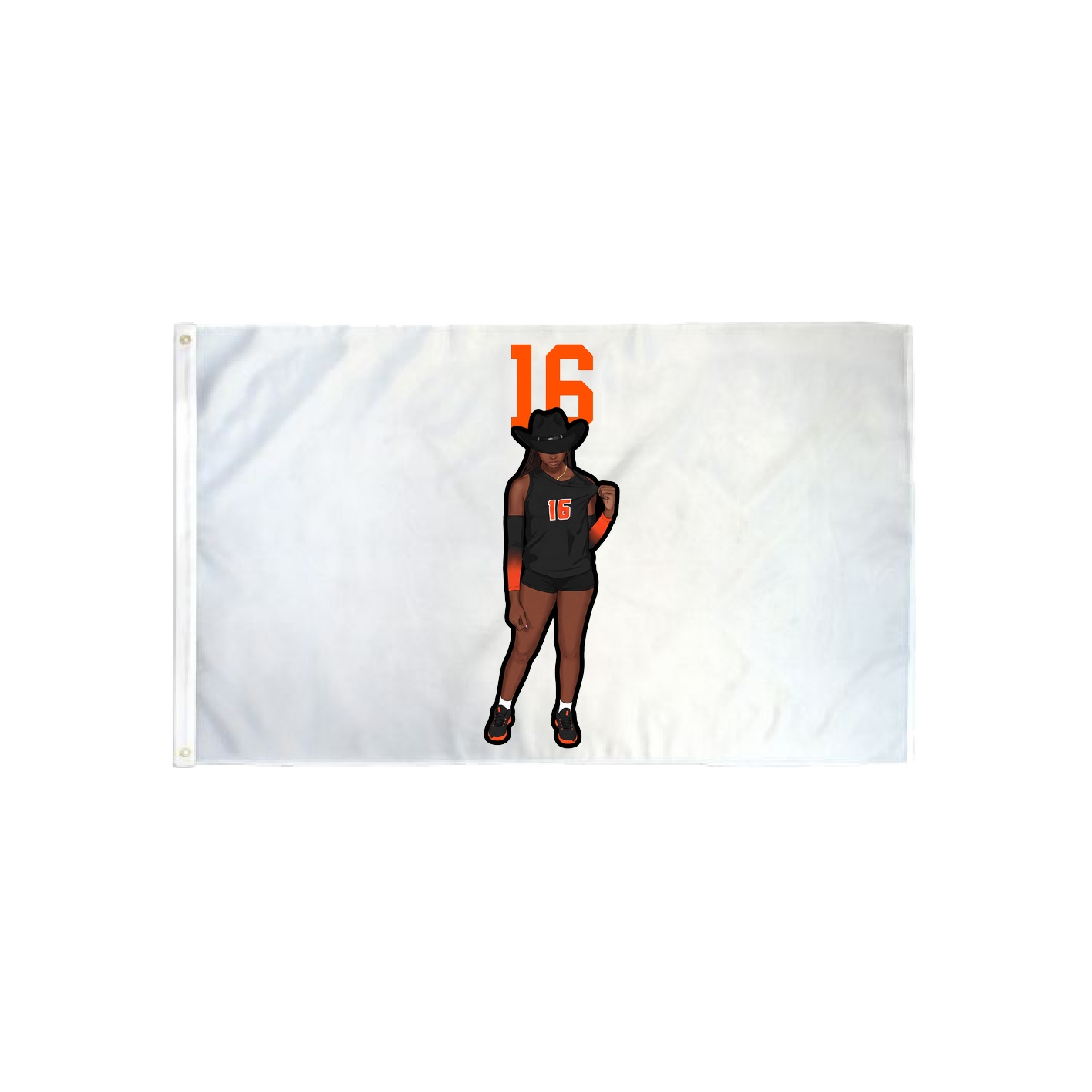 3x5 Flag — Number Top in Classic