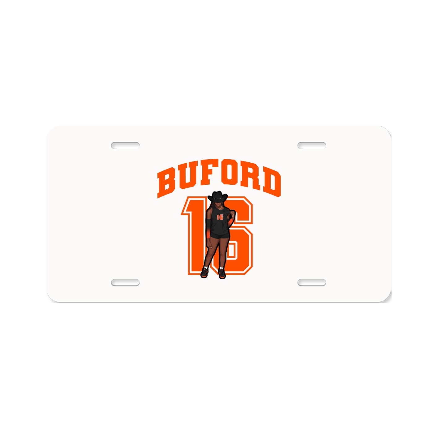 License Plate — Number in Classic