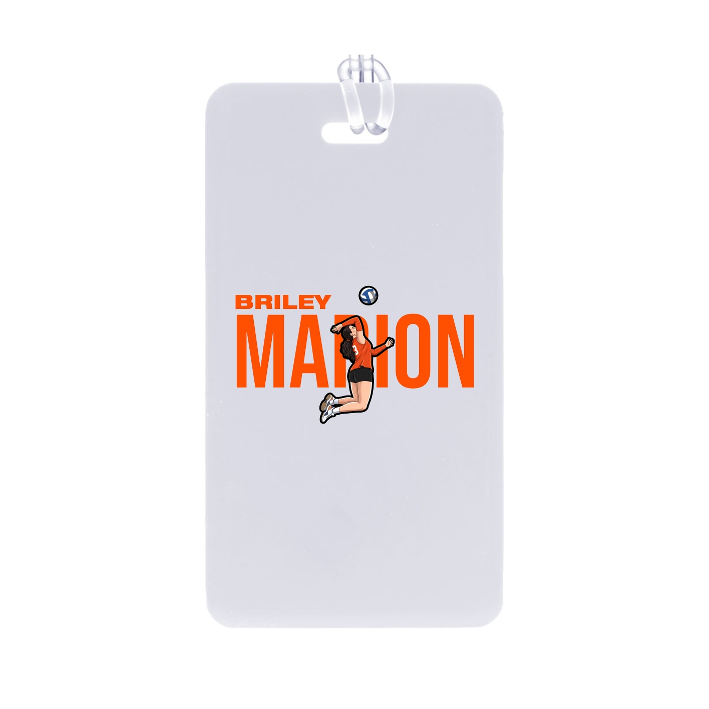 Bag Tag — Player Name in Classic
