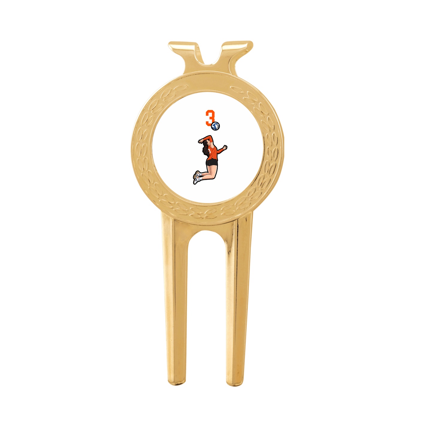 Divot Tool with Ball Marker — Number Top in Classic