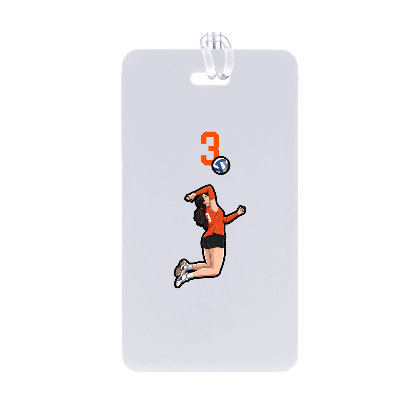 Bag Tag — Number Top in Classic